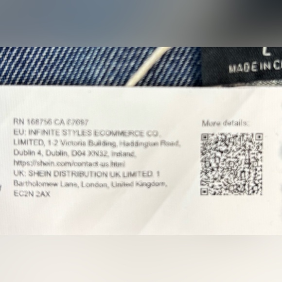 MOTF L Button Front Blue Denim Midi Dress - Picture 6 of 9